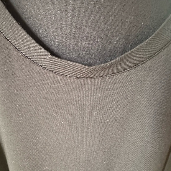 NWT Lands' End Black Wrap Tie Front Maxi Dress, SZ L - Picture 5 of 10